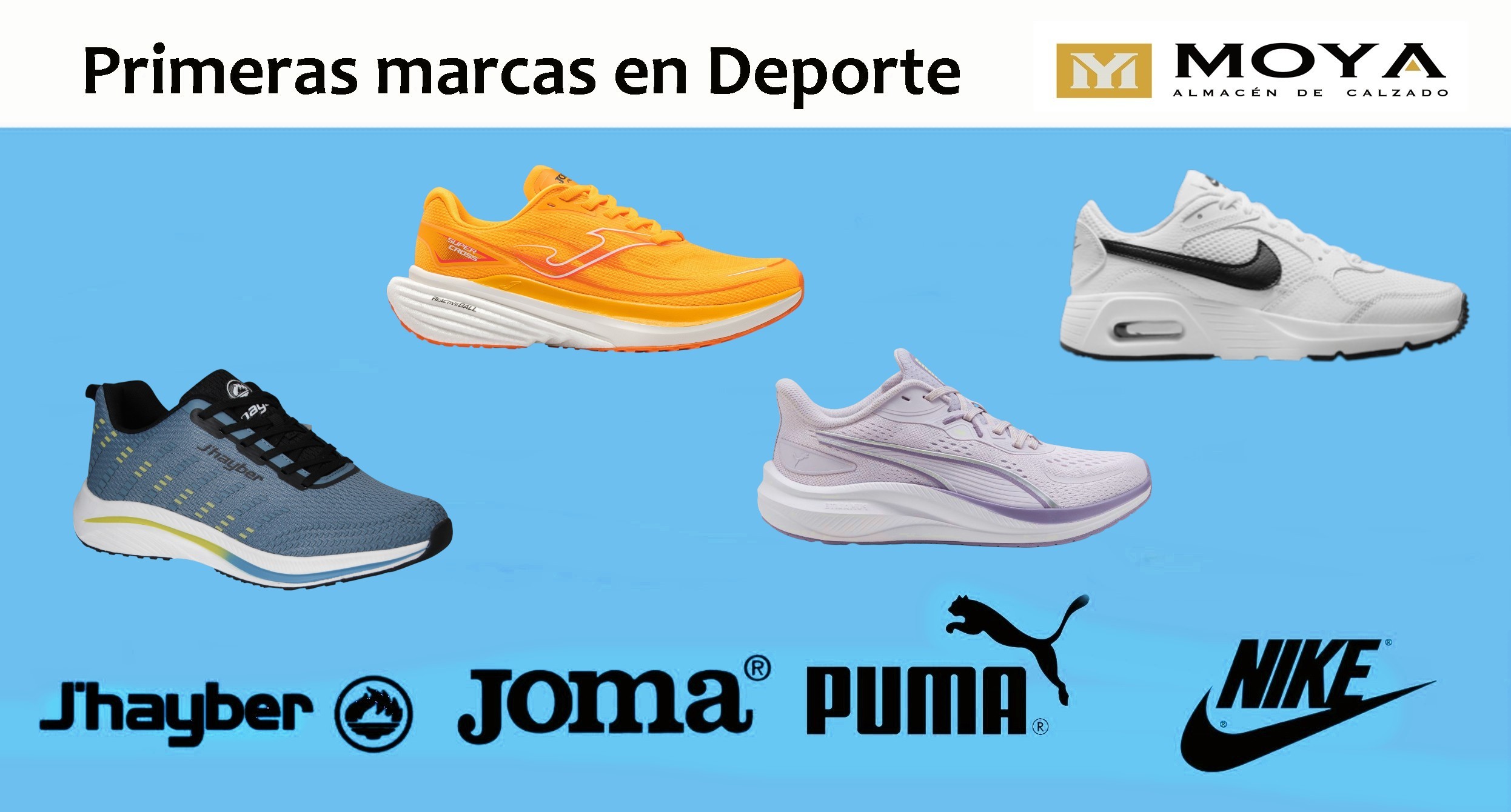 Web Portada deporte J'hayber joma puma nike inv25